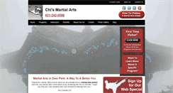Desktop Screenshot of deerparkmartialarts.com